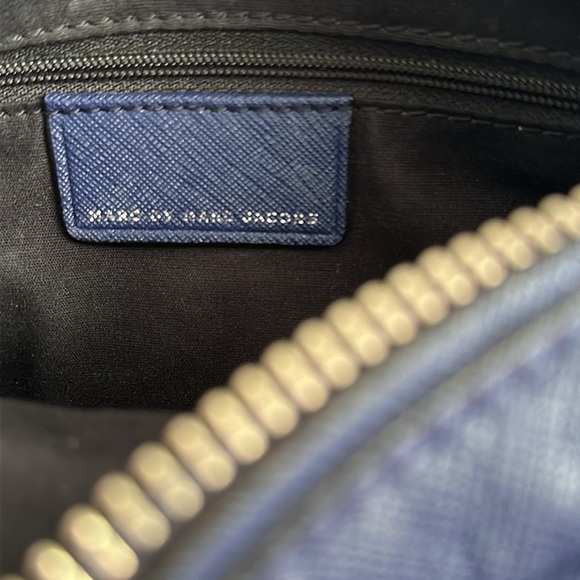 Marc by Marc Jacobs Sally Mineral Blue quilted Saffiano leather crossbody bag - Picture 9 of 15